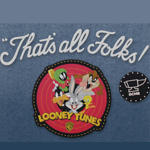 Looney Tunes Thats All Folks Patch Wii Remote Controller Skin